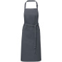 Andrea schort van 240 g/m² met verstelbare nekband - Donkergrijs